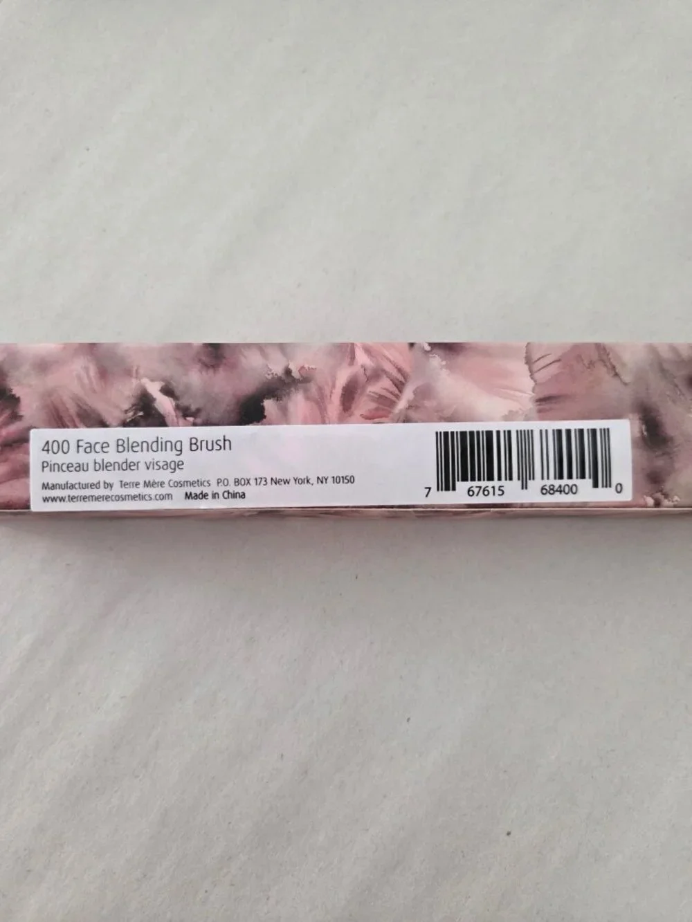 Terre Mère 400 Face Blending Brush Soft Synthetic Bristles Rose Gold Accent
